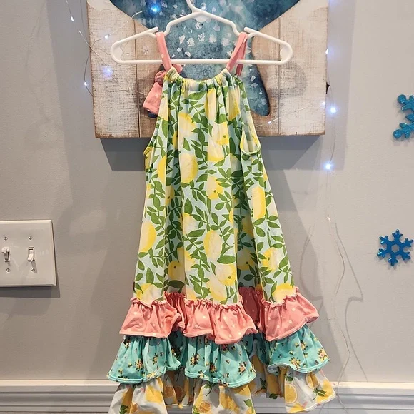 EUC Matilda Jane Lemons Girls sz 6 Sleeveless Dress - Picture 4 of 6